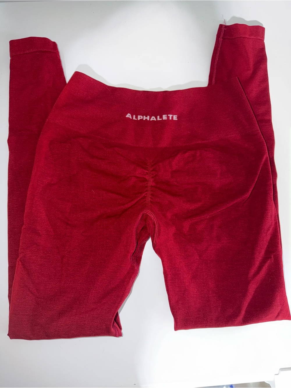 Alphalete Red Amplify Leggings